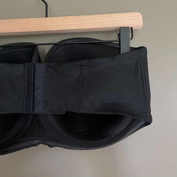 WACOAL Red Carpet Strapless Underwire Bra Black Size 40G Seamless Smoothing - Picture 10 of 11